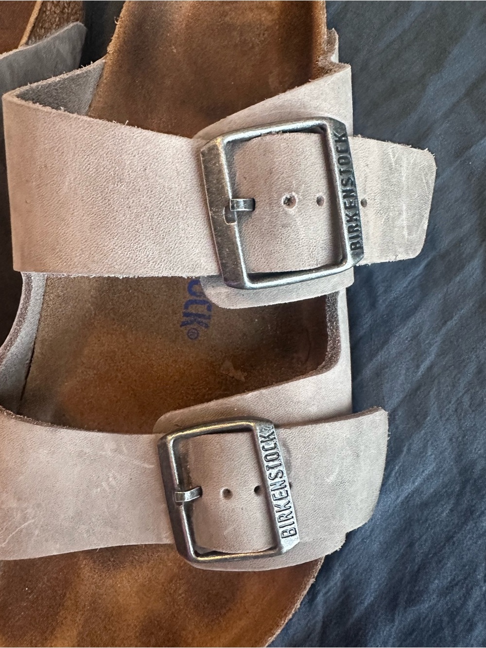 Birkenstock Arizona Sandals gray-ish tan color - Size 43 - Picture 3 of 11